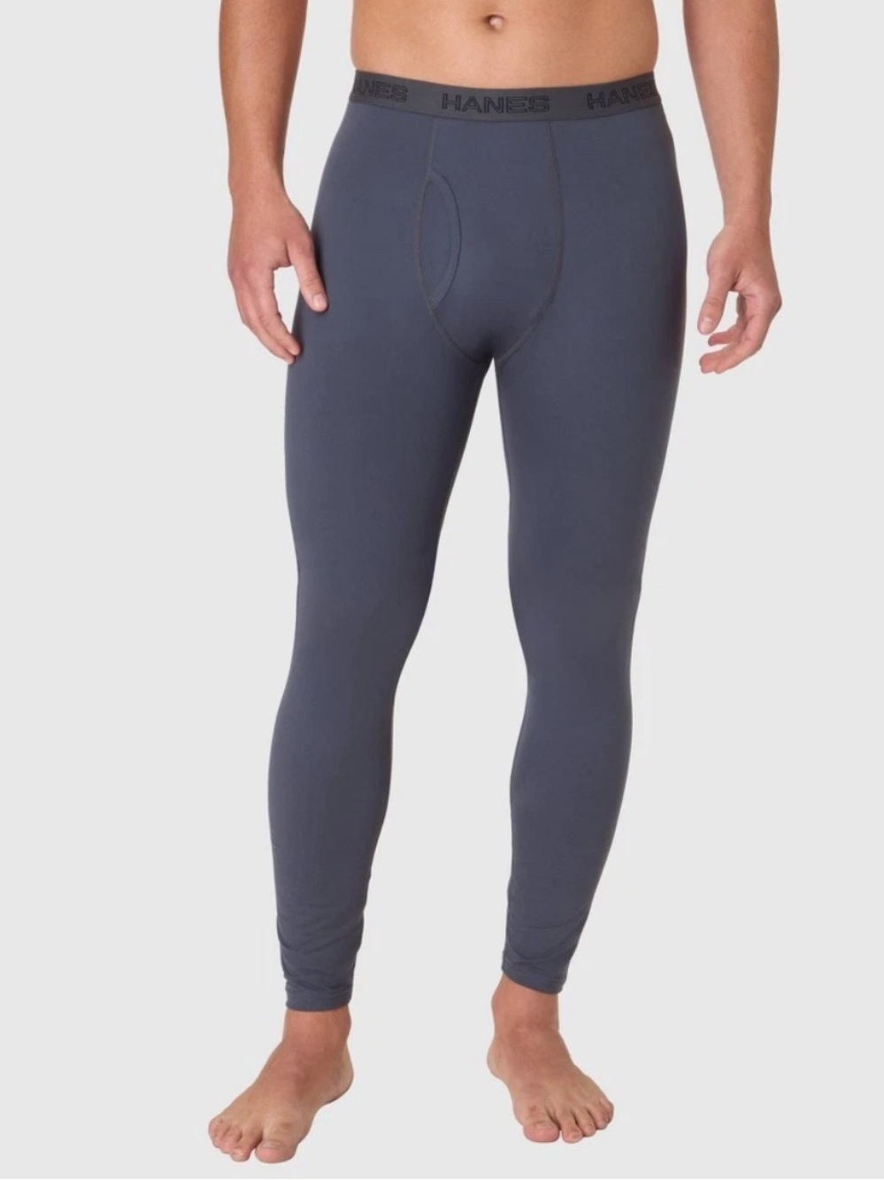 Hanes Men's Thermal Performance Pant - Dark Gray L